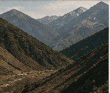Mountain landscape in Pakistan